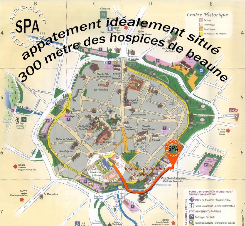 Appart' Spa et Sauna Privatif Au Cœur De Beaune Exterior foto